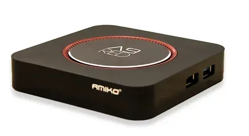 AMIKO A9 4K UHD mtyv Android 2 QUAD CORE WIFI HDR10 a 9 Red TV BOX AMIKO 