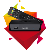 Infomir MAG 254 W1 (Wifi on board) IPTV BOX