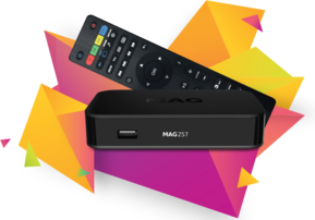 Infomir MAG 256 W1 (WIFI) IPTV BOX