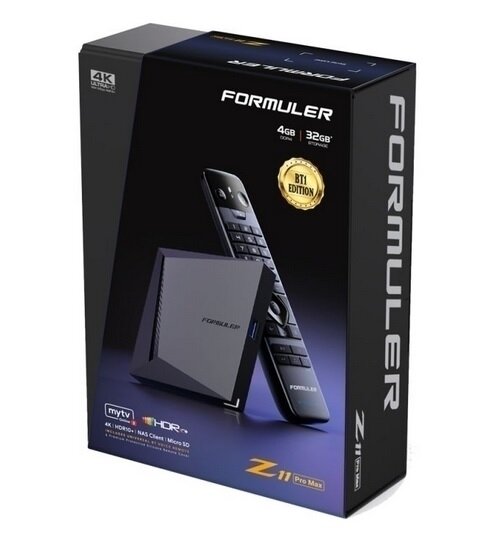 Formuler Z11 PRO MAX BT1 EDITION BLUETOOTH Mytvonline3 Android11 UK PLUG  32GB