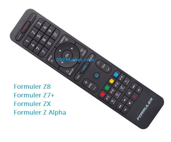 Formuler Z, Z7+, Z Prime, Z8 Genuine Remote Control from Authorized  Distributor